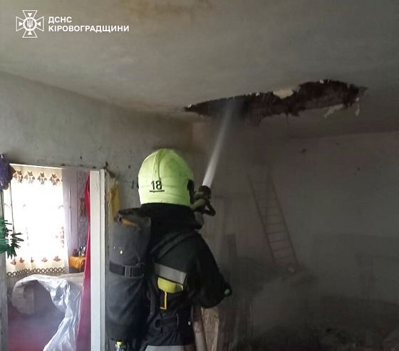 На Кіровоградщині у житловому секторі виникло дві пожежі 